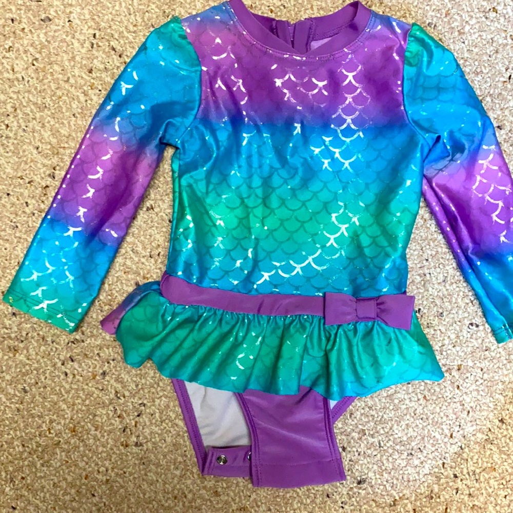 Cat & Jack Mermaid swimsuit. Size 2T